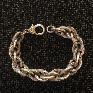 Silver Judith Ripka bracelet.
